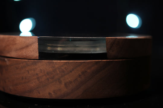 Alien Moon Wood and Epoxy Dice Box for Dungeons and Dragons or Any Dice Game