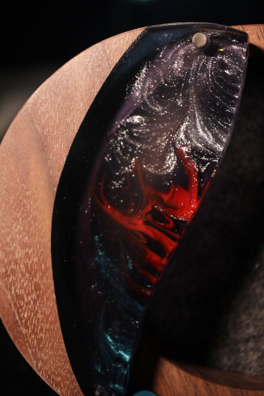 I Just Think it's Neat! Wood and Epoxy Dice Box for Dungeons and Dragons or Any Dice Game