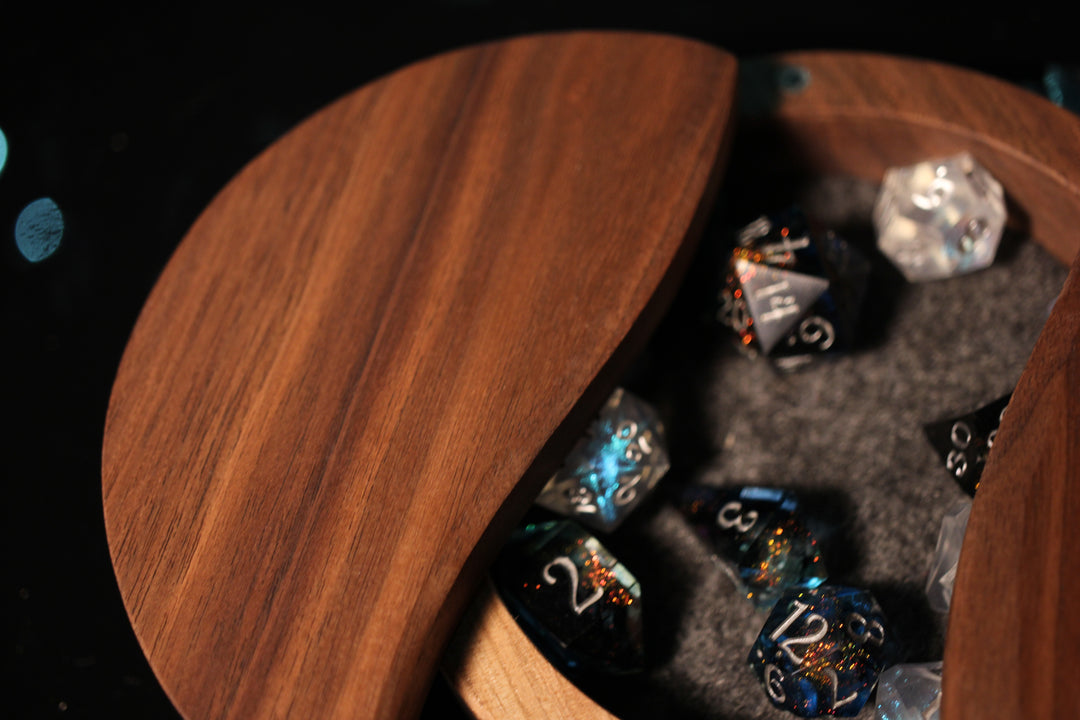 Always With You Sis Wood and Epoxy Dice Box for Dungeons and Dragons or Any Dice Game