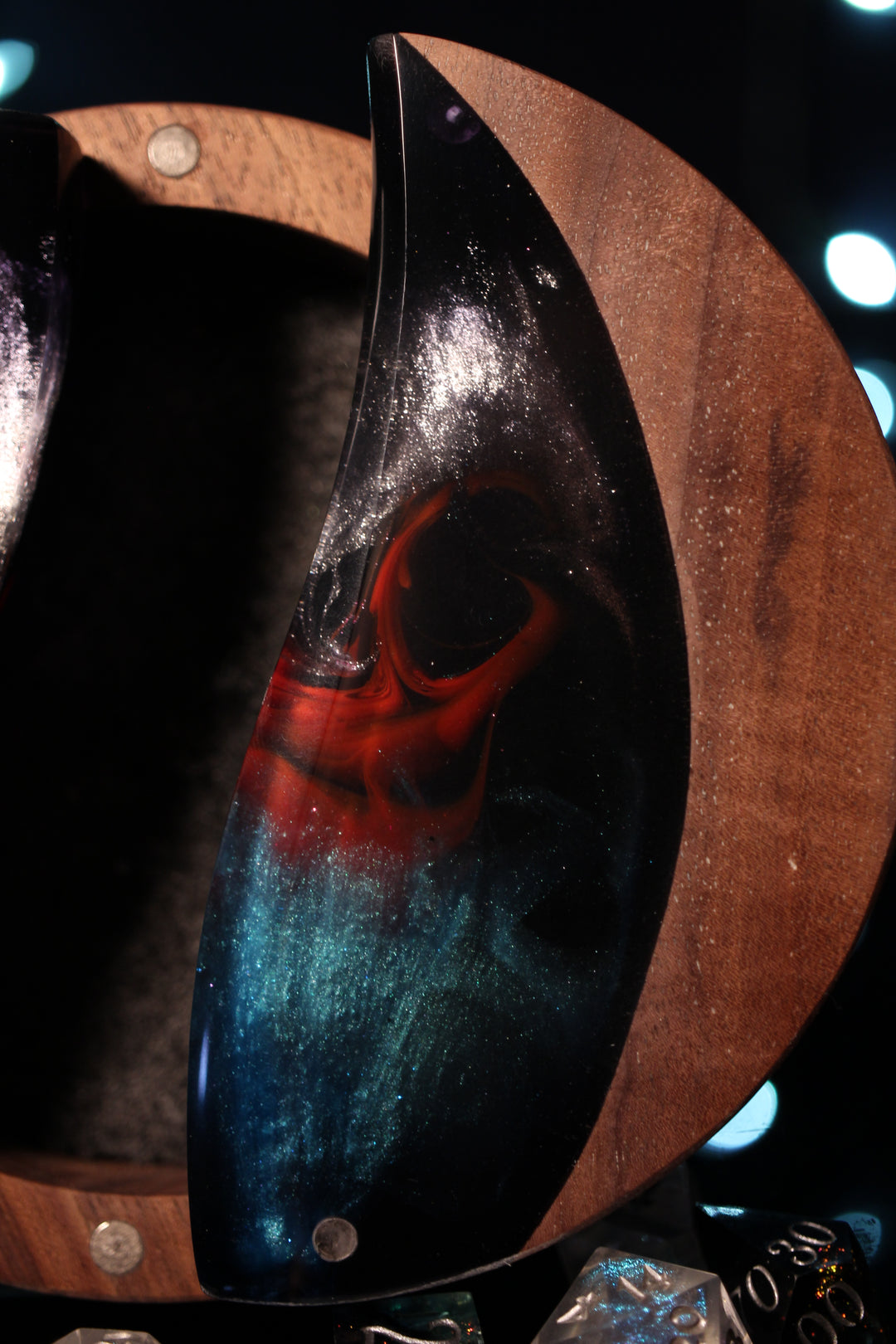 I Just Think it's Neat! Part 2 Wood and Epoxy Dice Box for Dungeons and Dragons or Any Dice Game