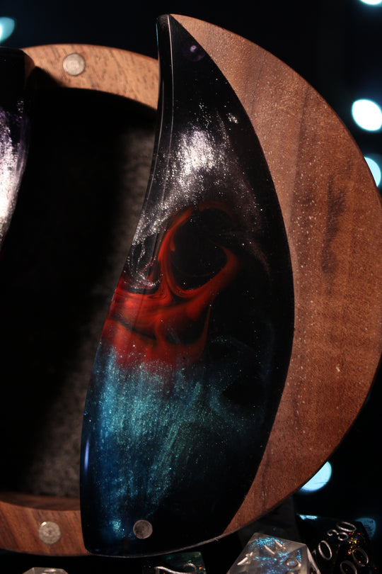 I Just Think it's Neat! Part 2 Wood and Epoxy Dice Box for Dungeons and Dragons or Any Dice Game