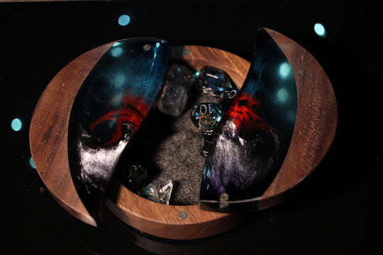 I Just Think it's Neat! Part 2 Wood and Epoxy Dice Box for Dungeons and Dragons or Any Dice Game