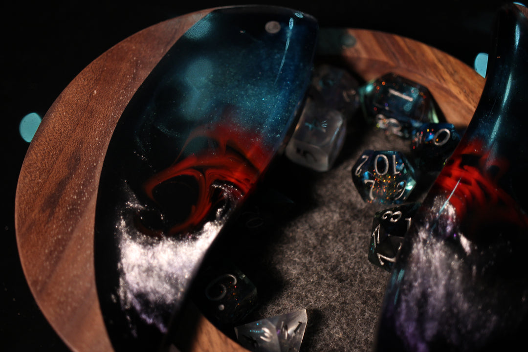 I Just Think it's Neat! Part 2 Wood and Epoxy Dice Box for Dungeons and Dragons or Any Dice Game