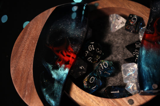 I Just Think it's Neat! Part 2 Wood and Epoxy Dice Box for Dungeons and Dragons or Any Dice Game