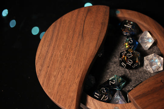 What Are Men to Rocks and Mountains Wood and Epoxy Dice Box for Dungeons and Dragons or Any Dice Game